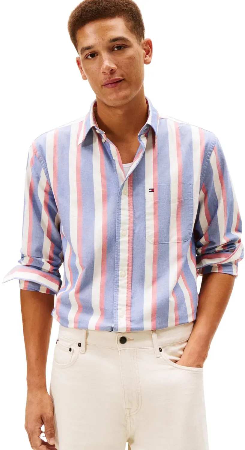 Tommy Hilfiger Heritage Oxford MW0MW41695 camicia unisex M