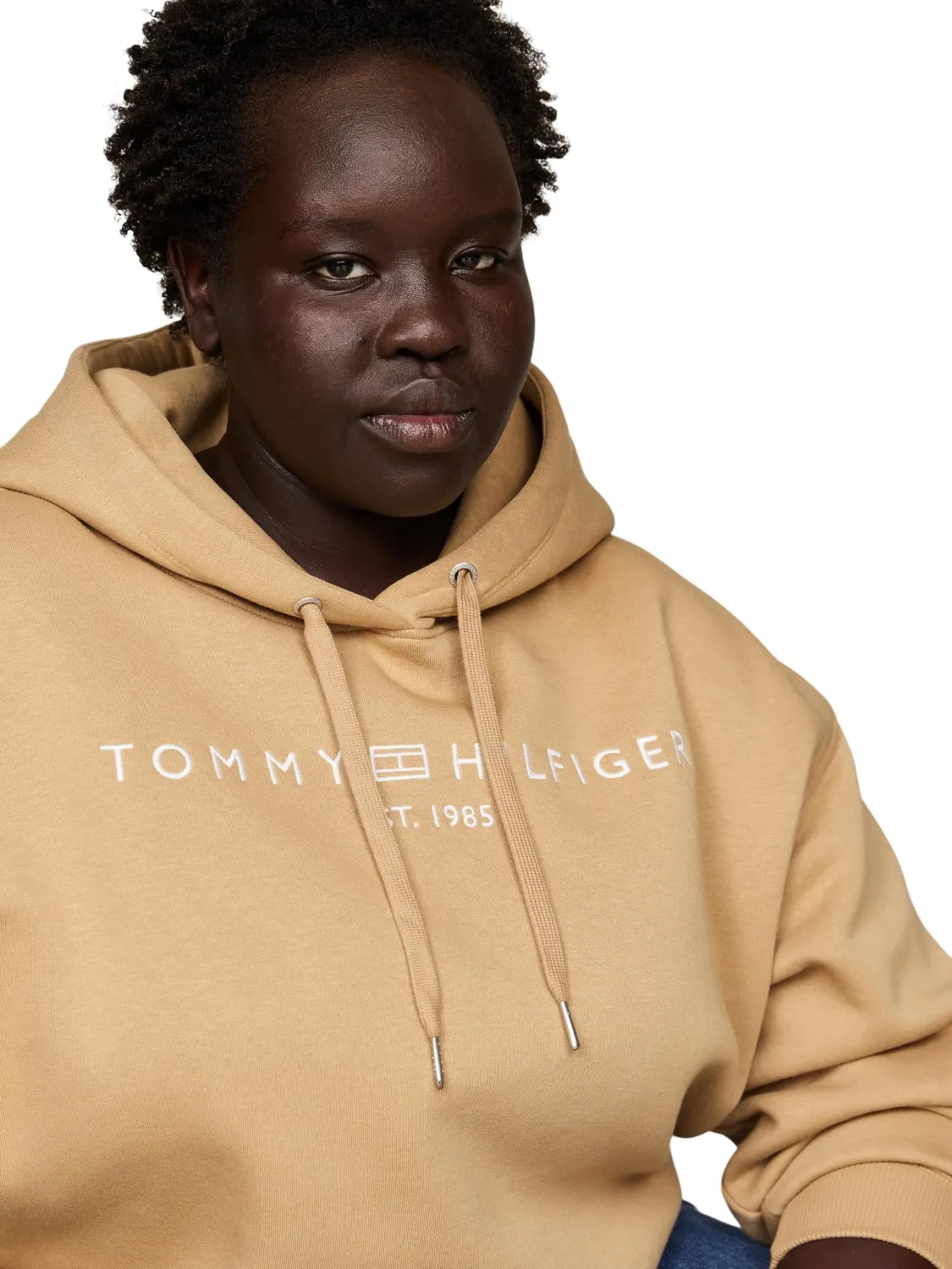Tommy Hilfiger Logo Regular Fit felpa donna