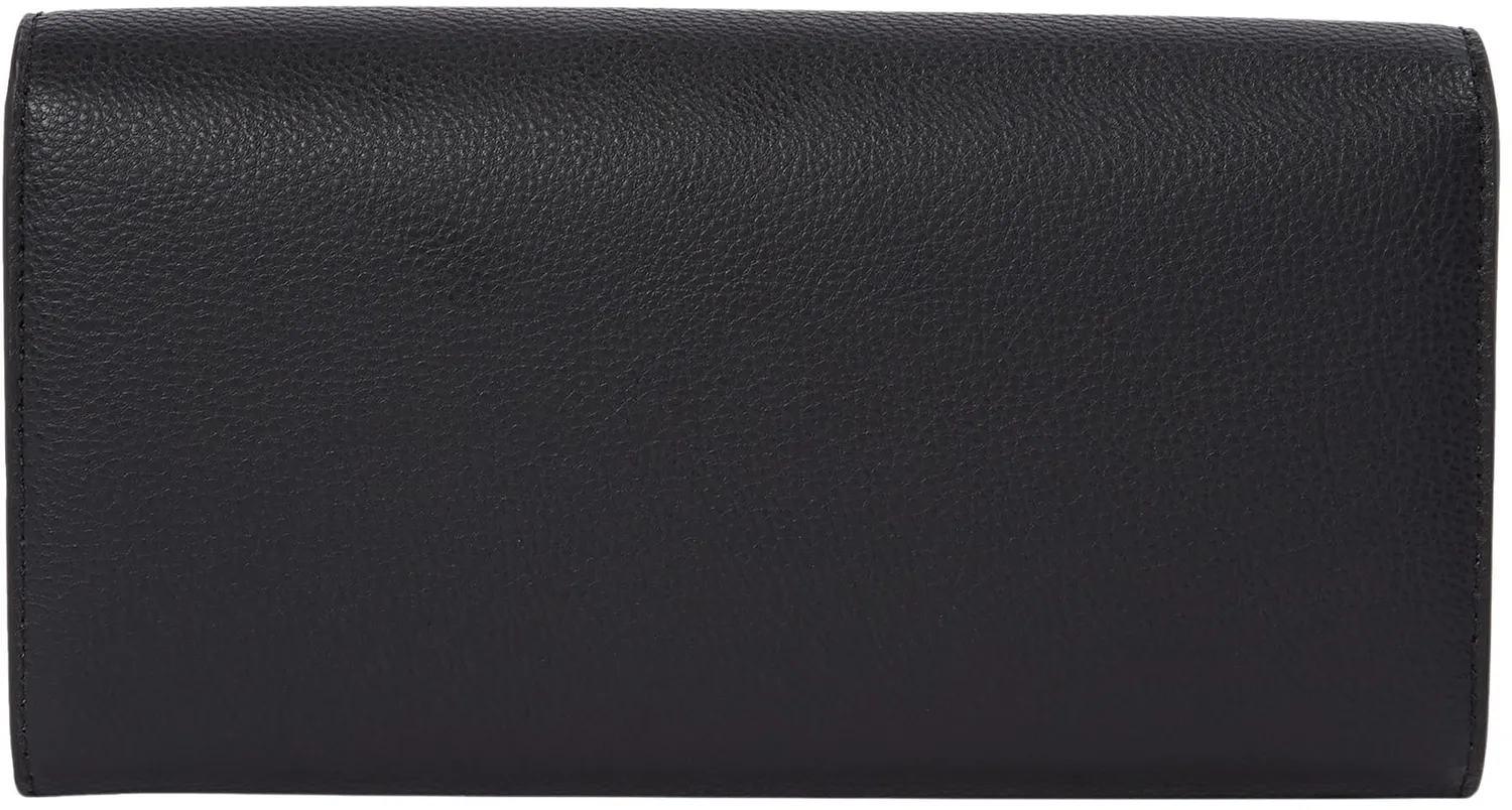 Tommy Hilfiger Legacy Flap portafoglio donna nero chiusura busta