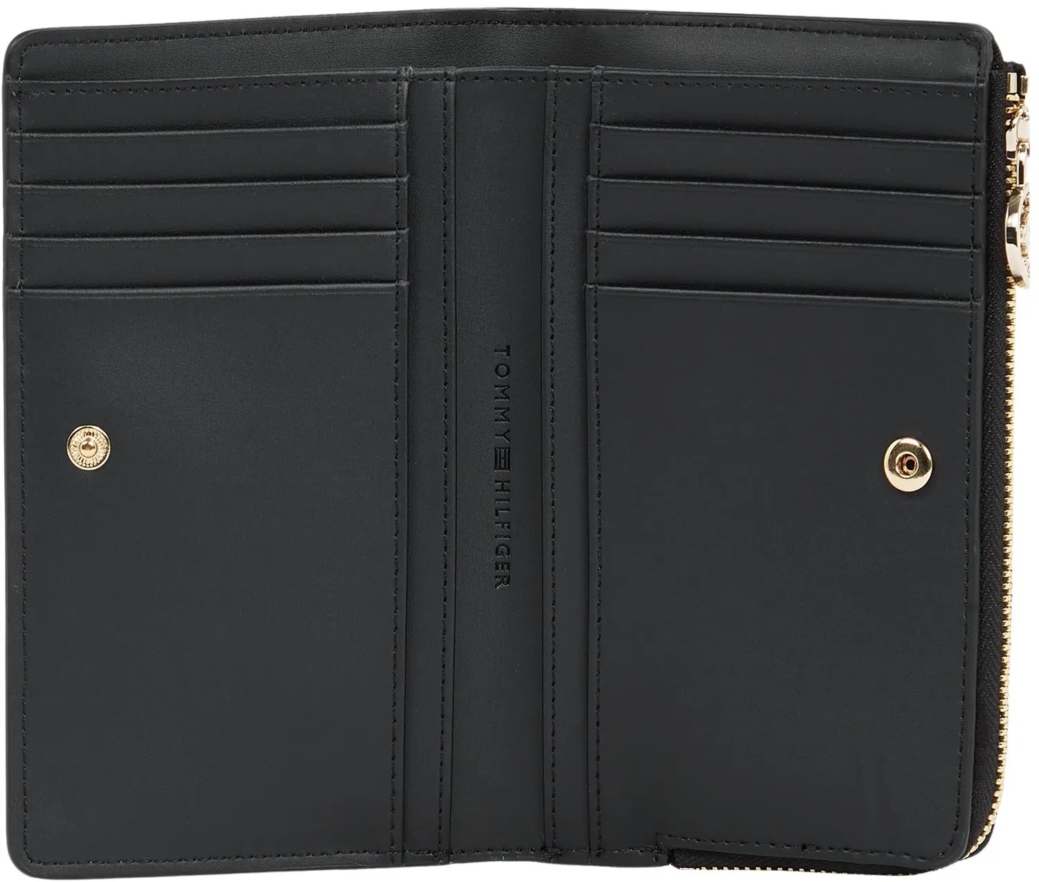 Tommy Hilfiger Distinct Slim portafoglio donna nero