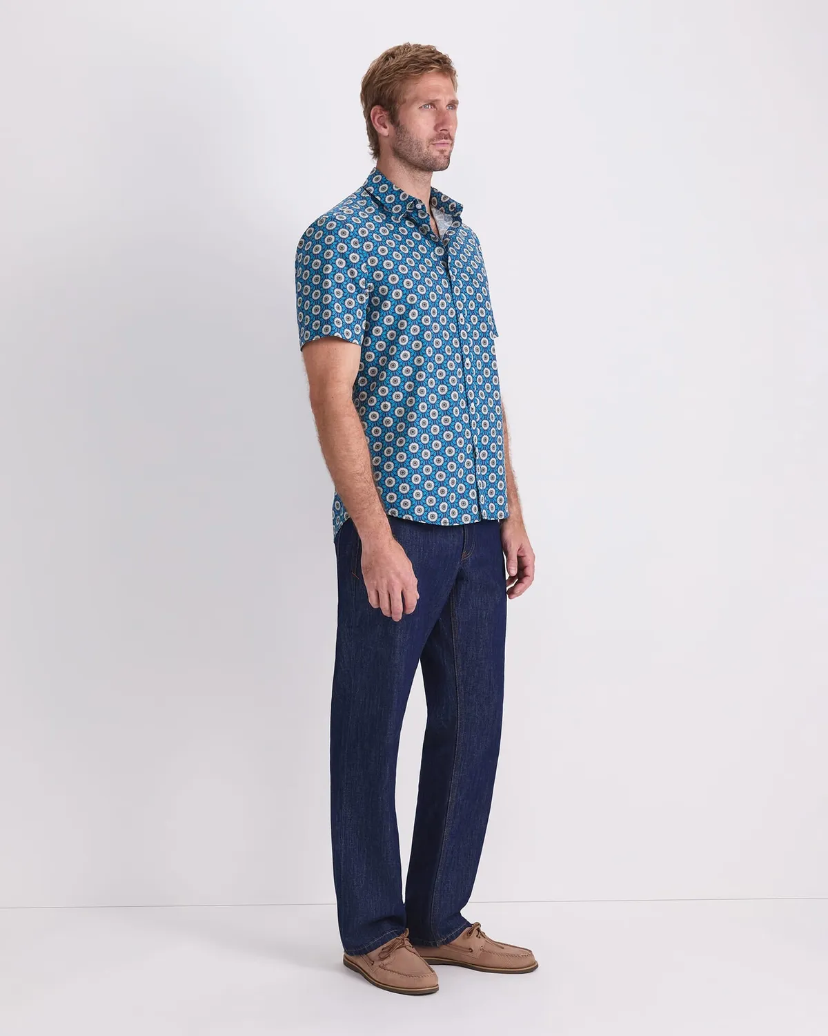 Sportscraft Walter camicia manica corta stampa Liberty