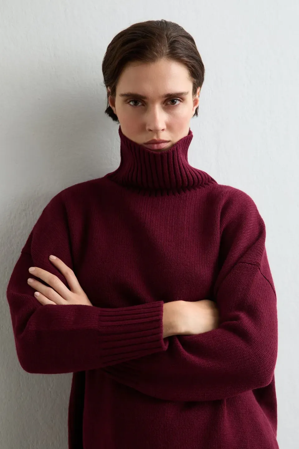 Massimo Alba Cara dolcevita mosto in puro cashmere