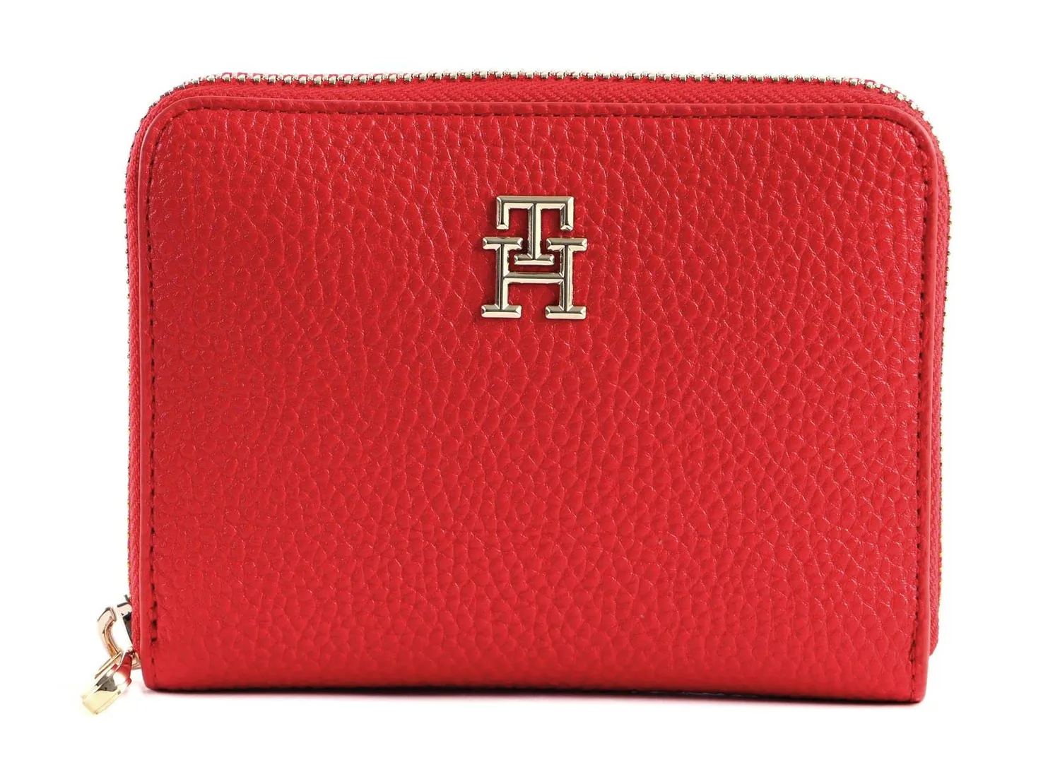 Tommy Hilfiger TH Emblem Medium portafoglio donna rosso