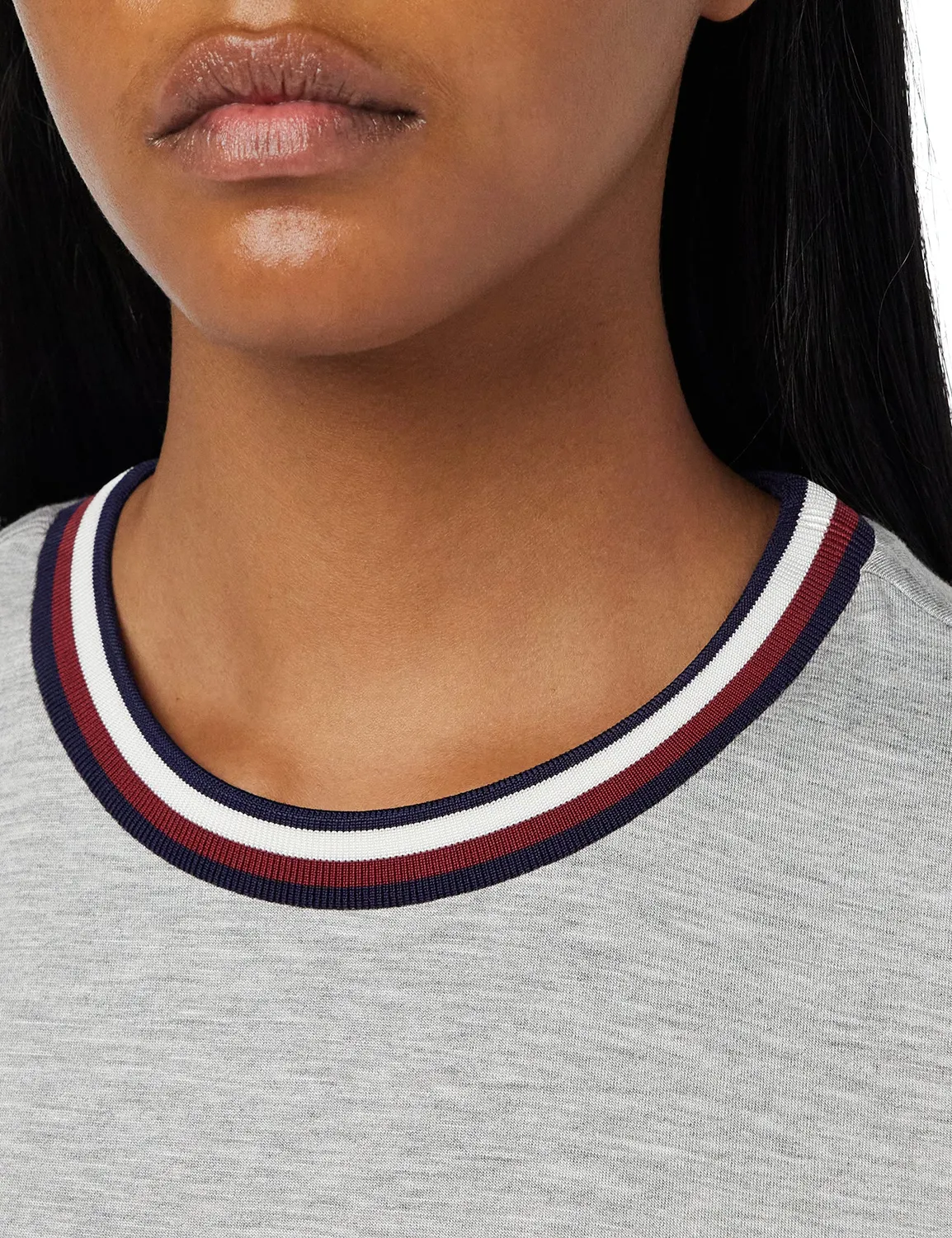 Tommy Hilfiger t-shirt donna slim fit maniche corte cotone