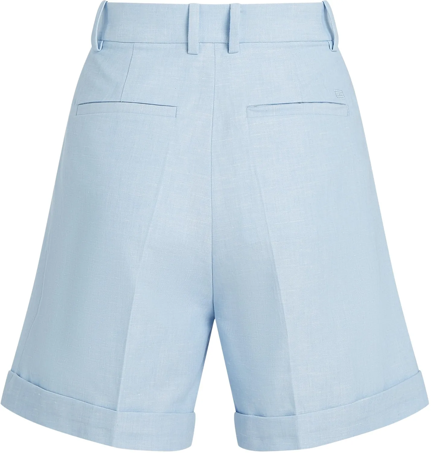 Tommy Hilfiger Linen Mix Pleated shorts donna 38 vita alta