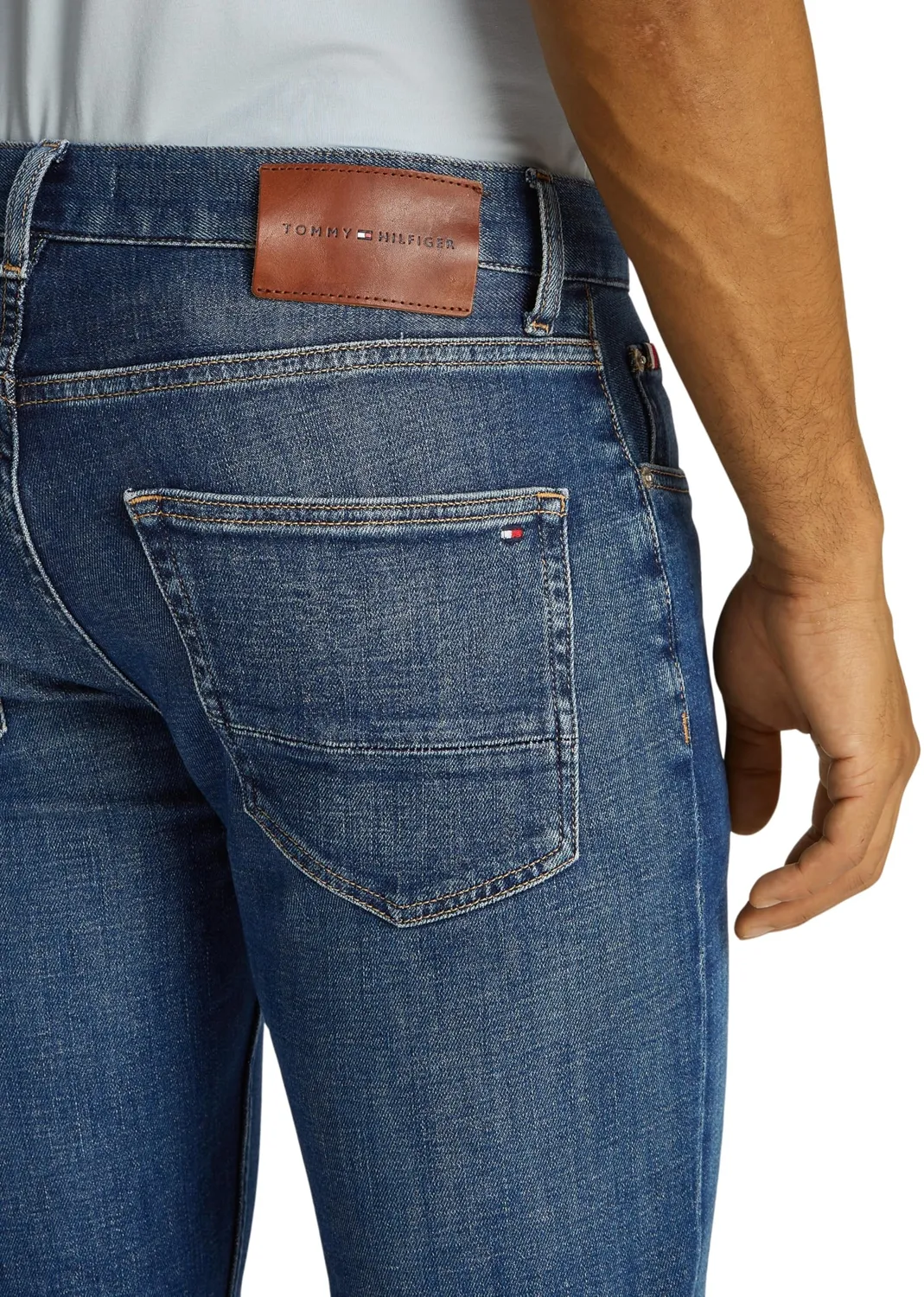 Tommy Hilfiger Denton jeans uomo dritto 33W/32L stretch