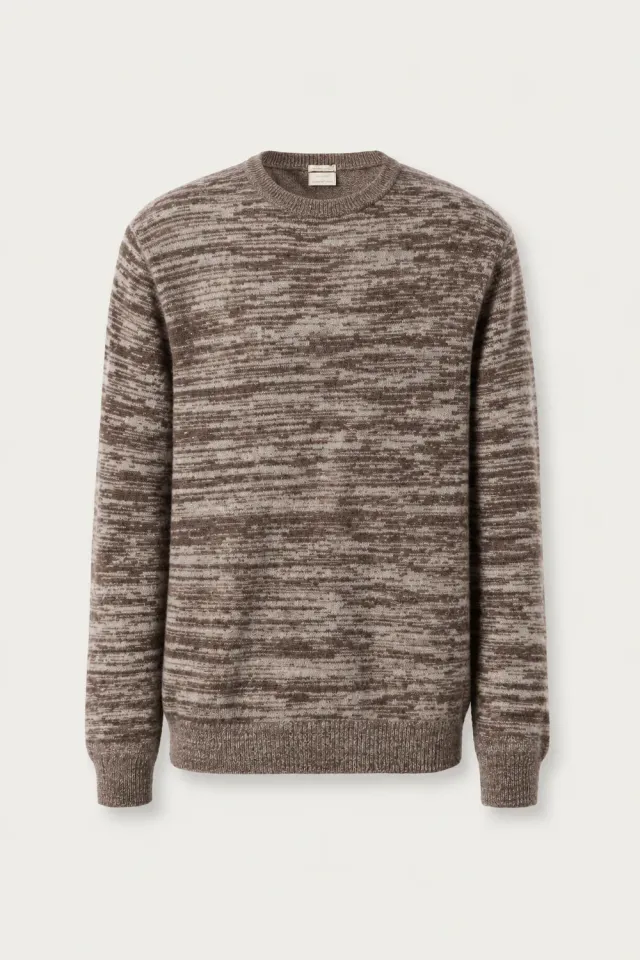 Massimo Alba Kane maglione uomo chicory coffee cashmere