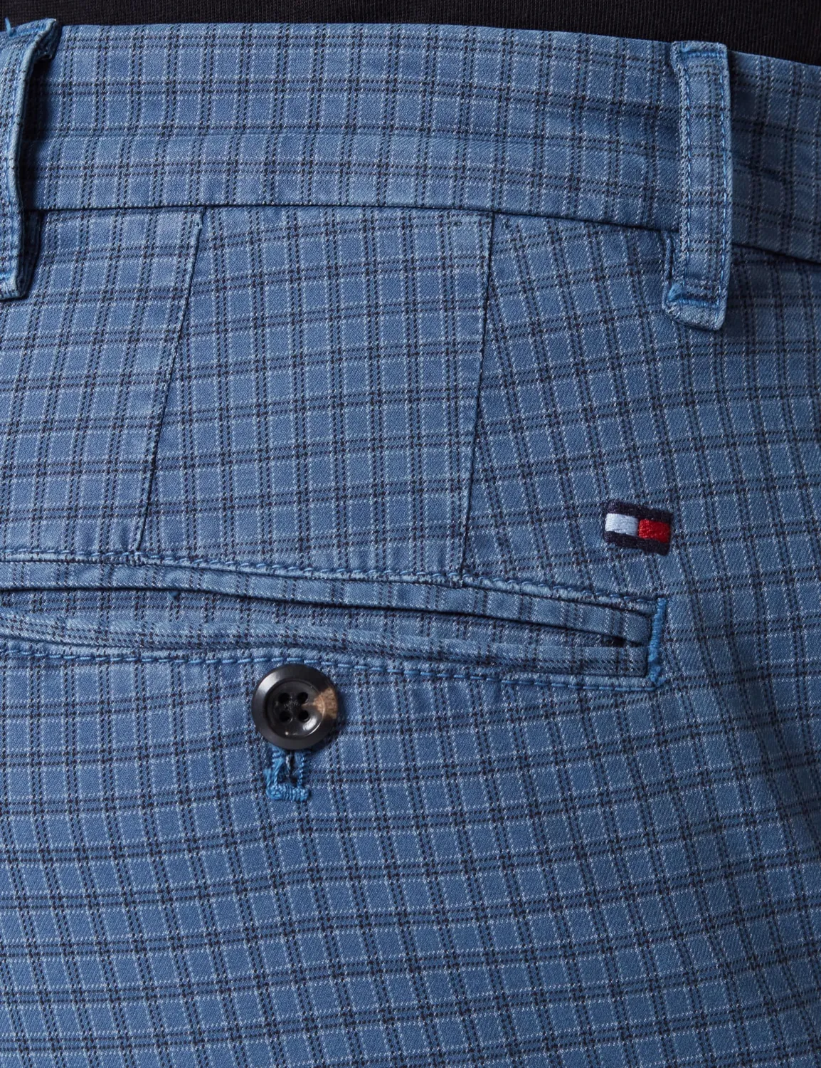 Tommy Hilfiger Denton chino straight uomo blu Aegean Sea