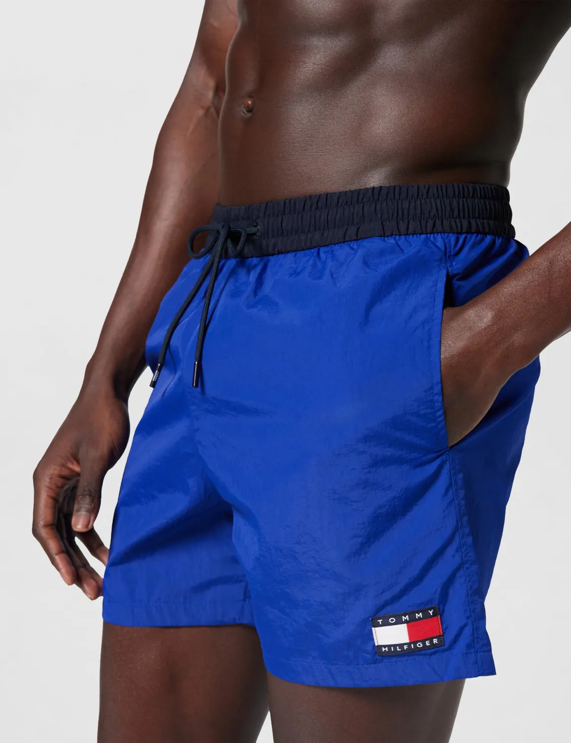 Tommy Hilfiger Um0um03455 Costume Uomo Blu Asciugatura Rapida