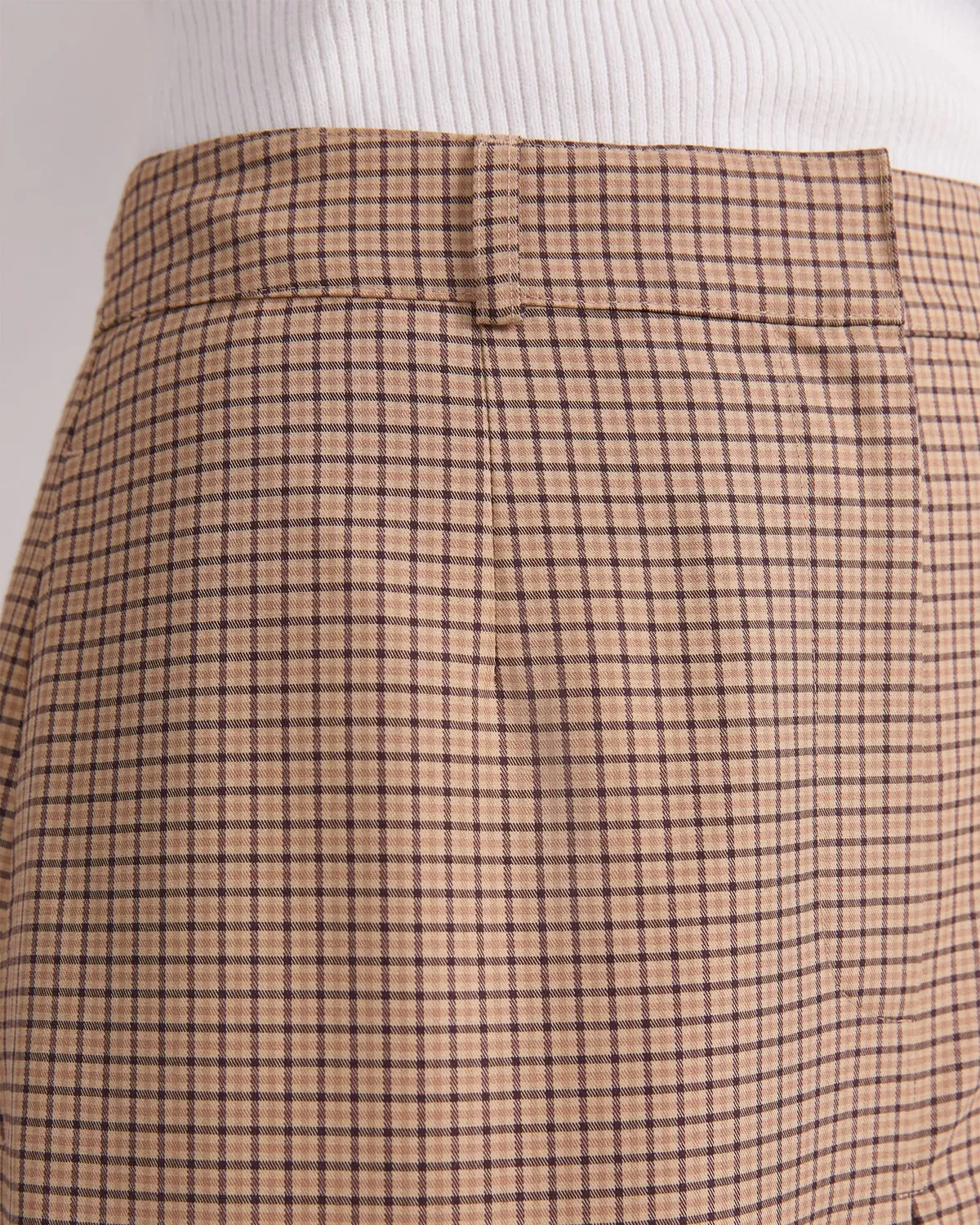Sportscraft Audrey Check culotte micro-quadri ginocchio