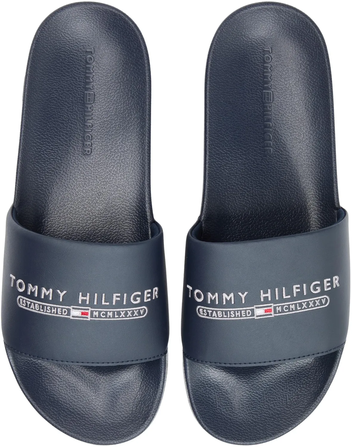 Tommy Hilfiger Raised Pool Slide Ciabatte Uomo 44 EU nere