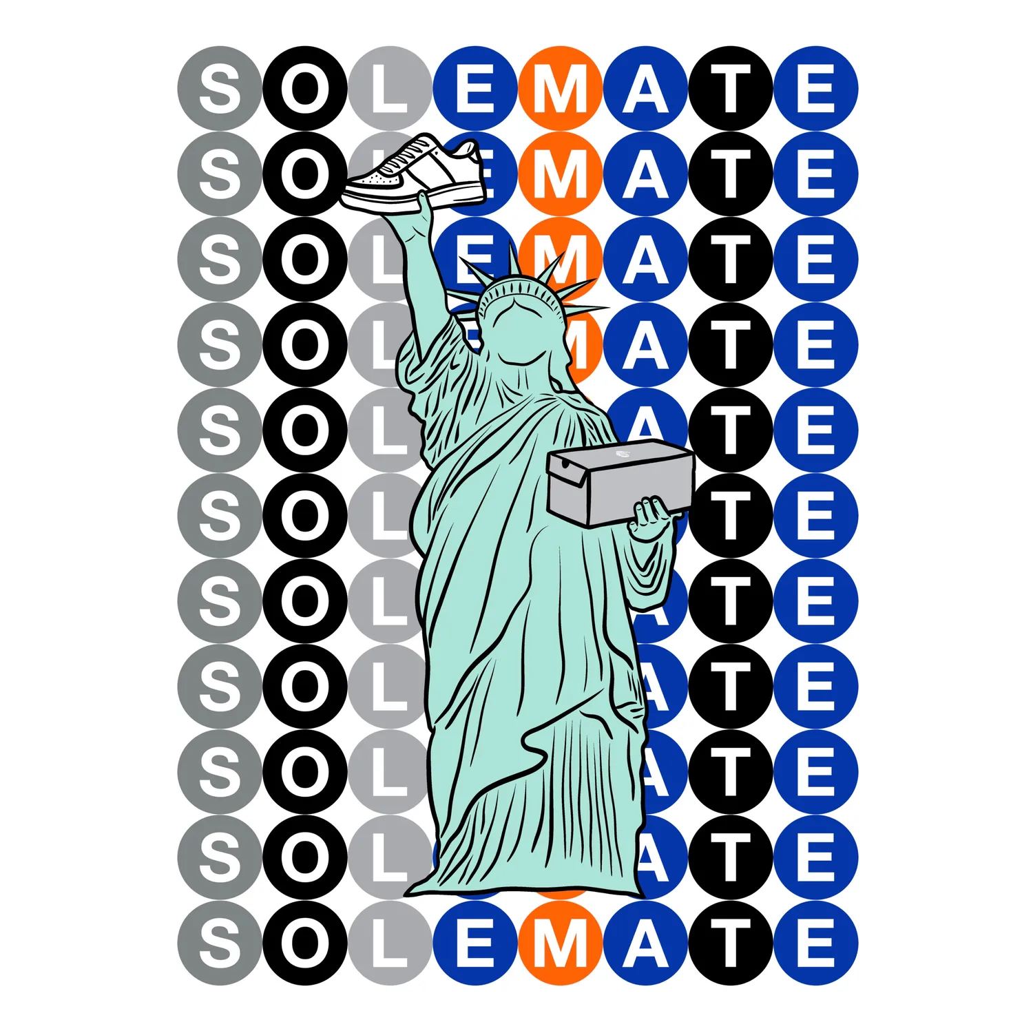 Solemate NY State of Mind t-shirt nera cotone