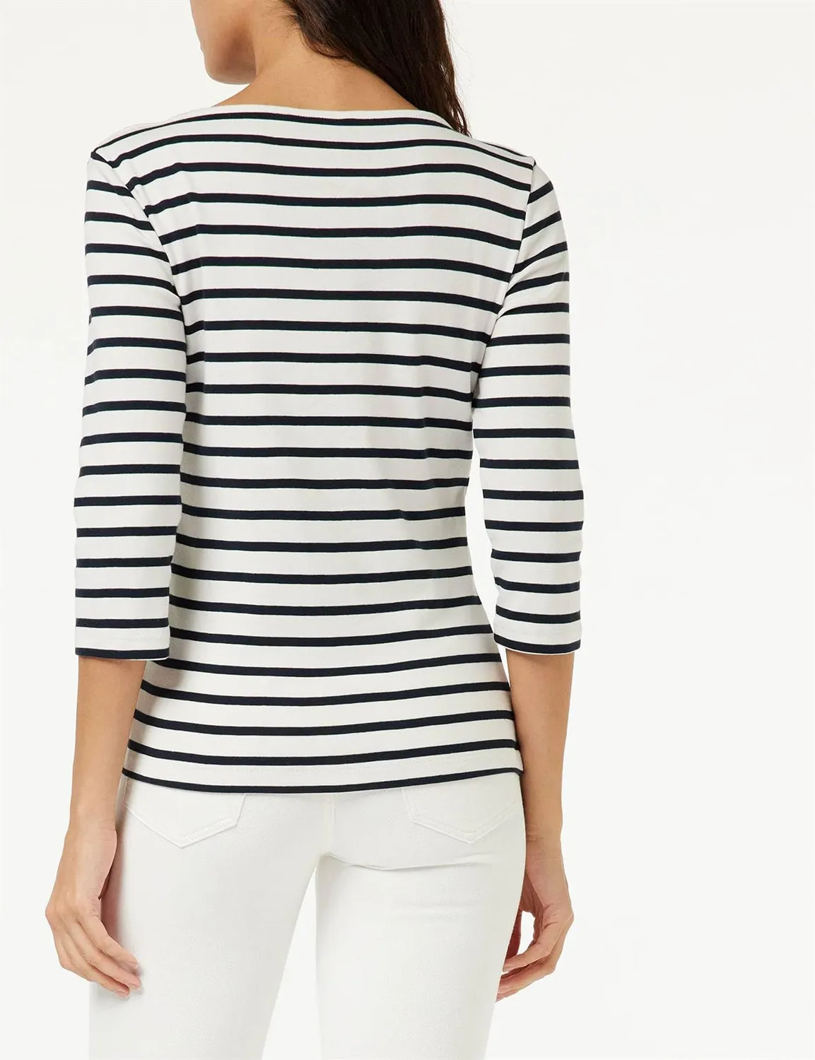 Tommy Hilfiger Slim Cody Rib Top Donna Desert Sky
