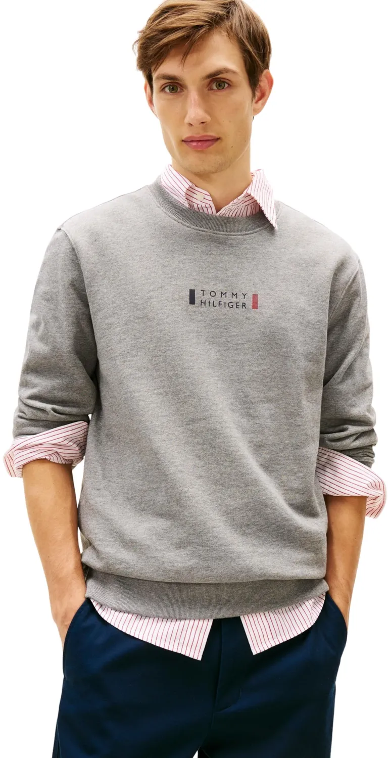 Tommy Hilfiger Brand Love MW0MW41428 Felpa Nera L