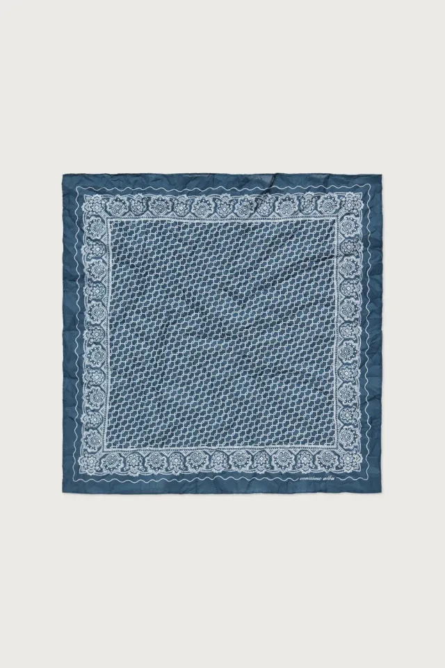 Massimo Alba Hanky1 fazzoletto laguna cotone 45x45