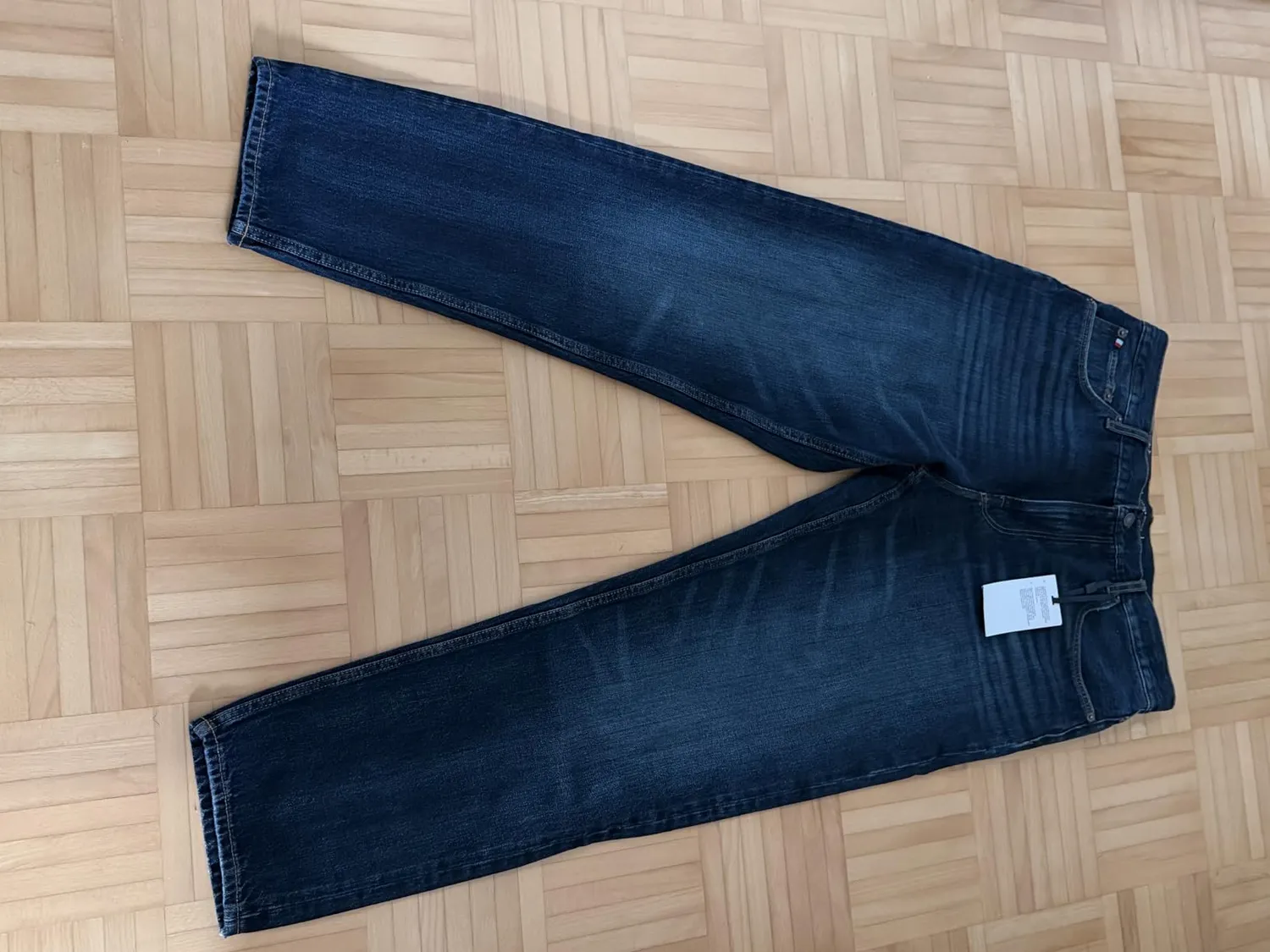 Tommy Hilfiger Harlem BAZ Ind MW0MW42327 jeans uomo 36W/32L scuro