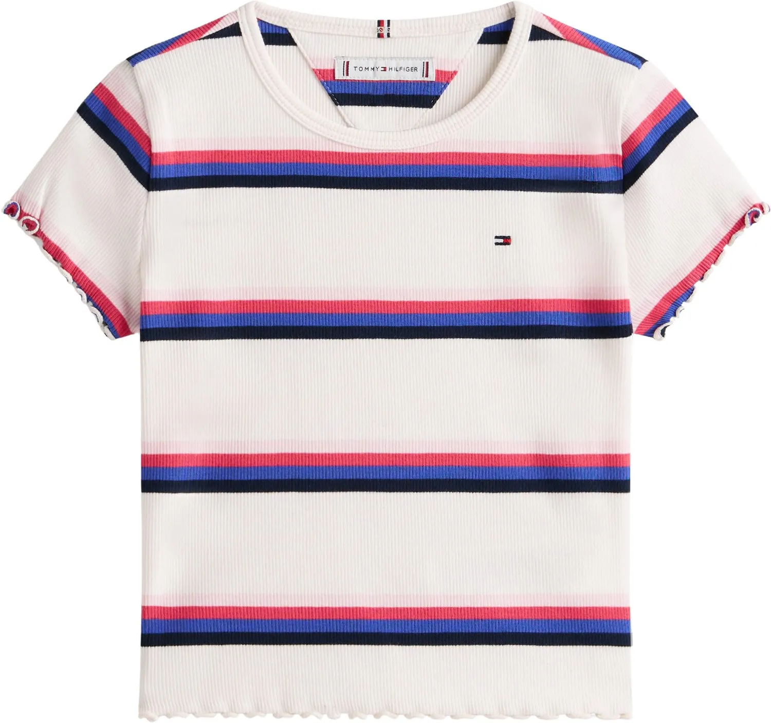 Tommy Hilfiger Top Bambina Bianca 10 Anni Cotone