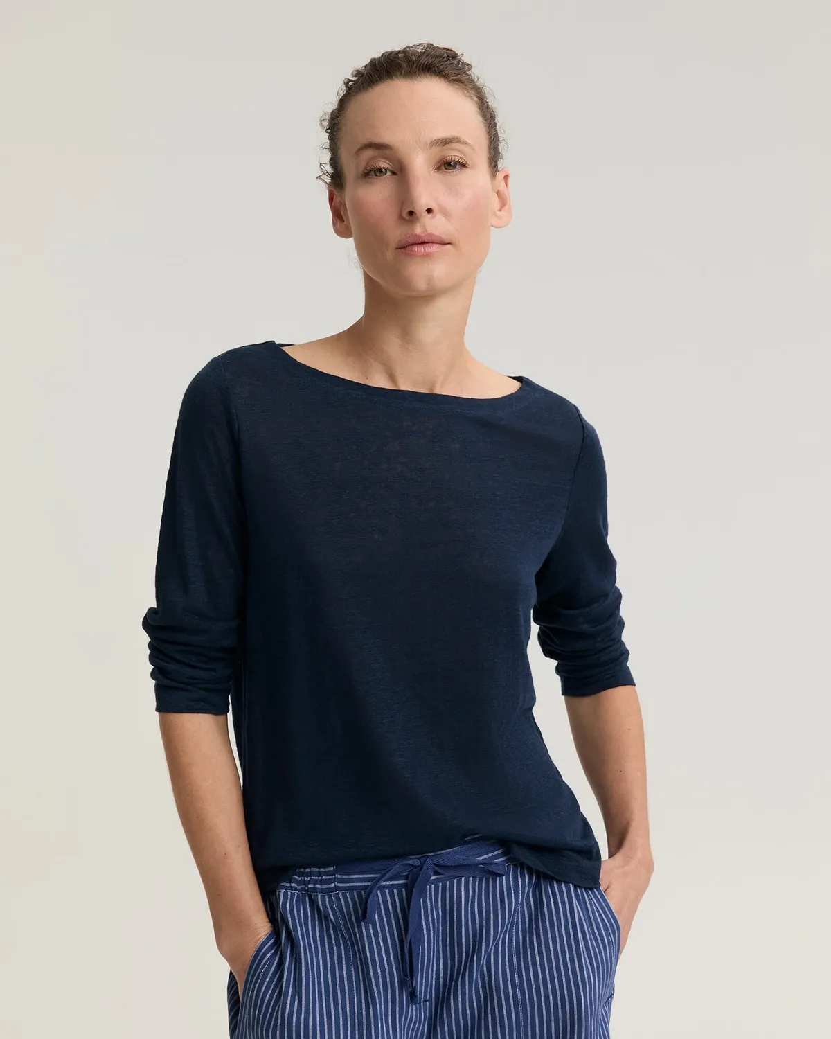 Sportscraft Cecile Linen 119448 top donna lino