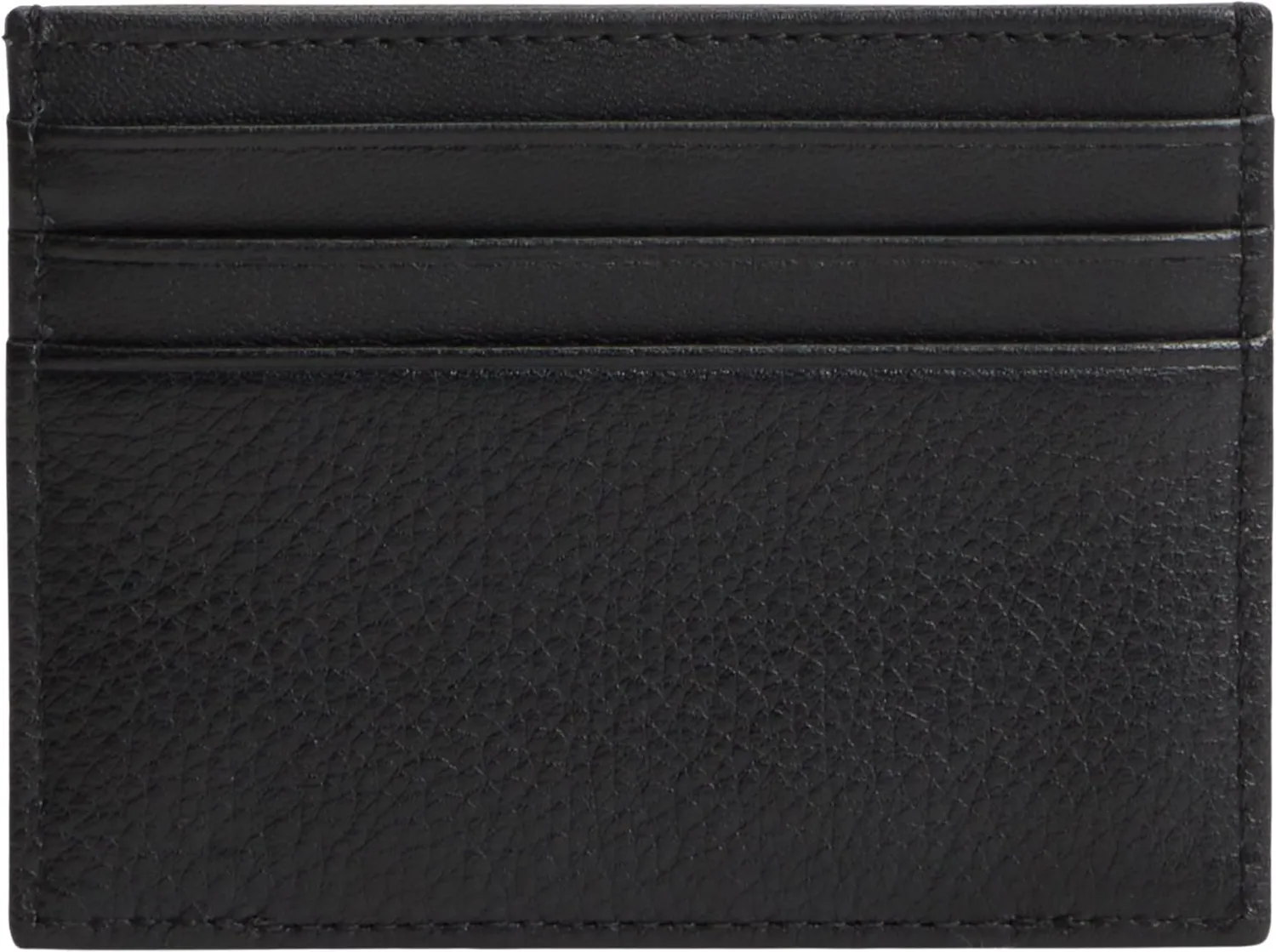 Tommy Hilfiger portafoglio uomo nero compatto pelle