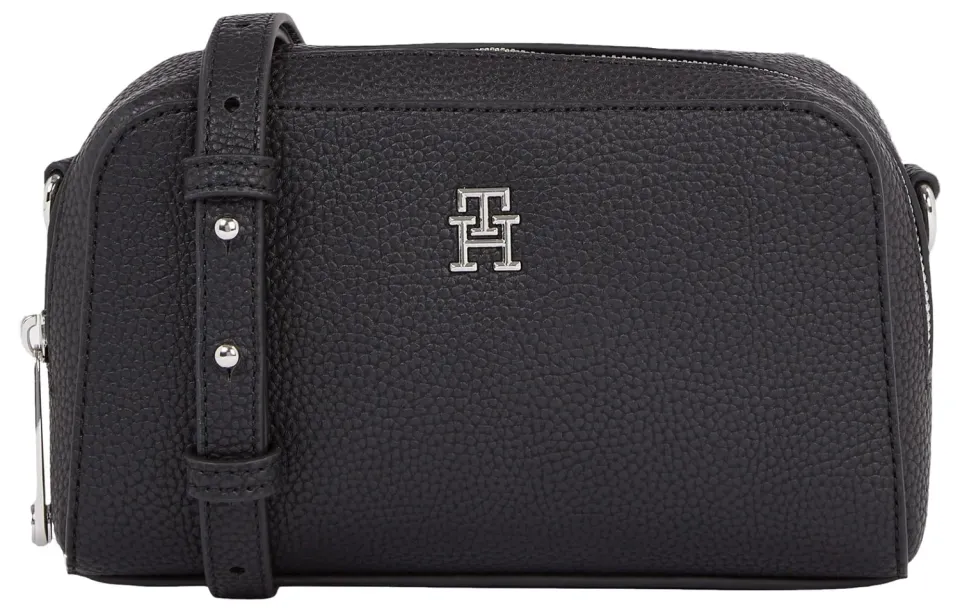 Tommy Hilfiger Emblem Crossover Piccola borsa tracolla nera