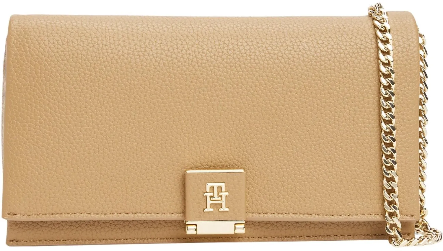 Tommy Hilfiger TH Her Chain Crossover borsa donna beige