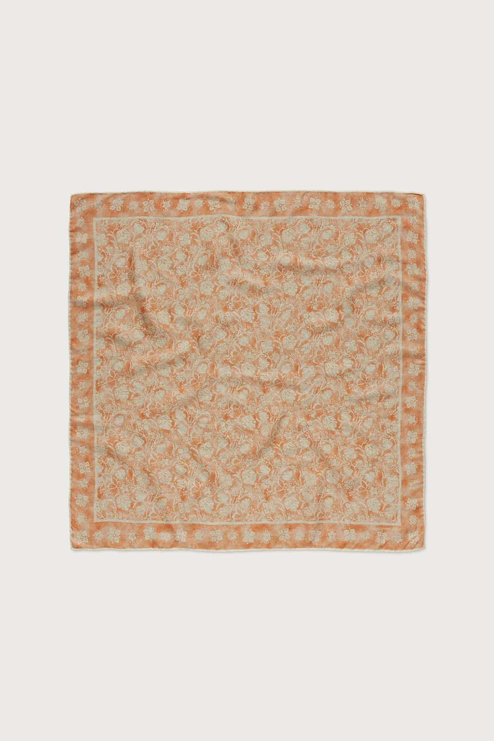 Massimo Alba Bandana foulard cashmere apricot 70x70