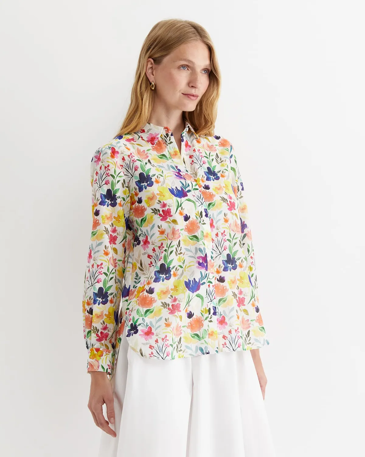 Sportscraft Lou camicia donna seta cotone floreale