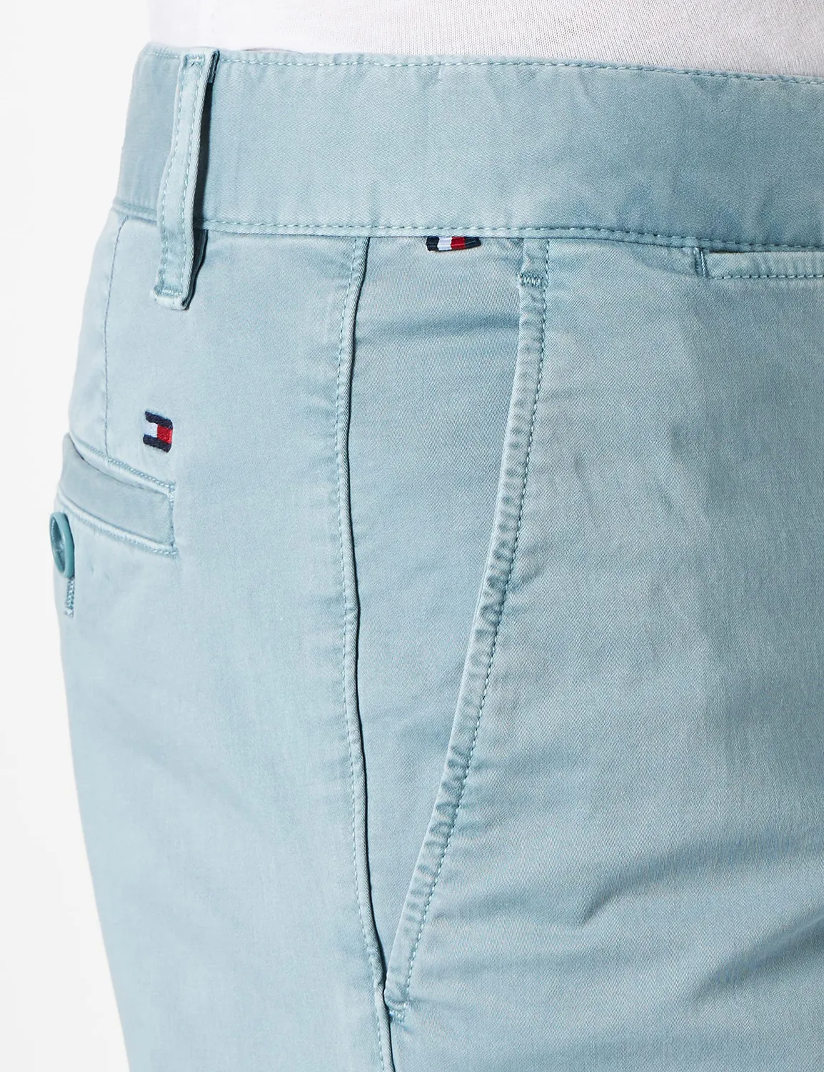 Tommy Hilfiger Denton TH Flex Satin chino uomo 29W/32L elasticizzato