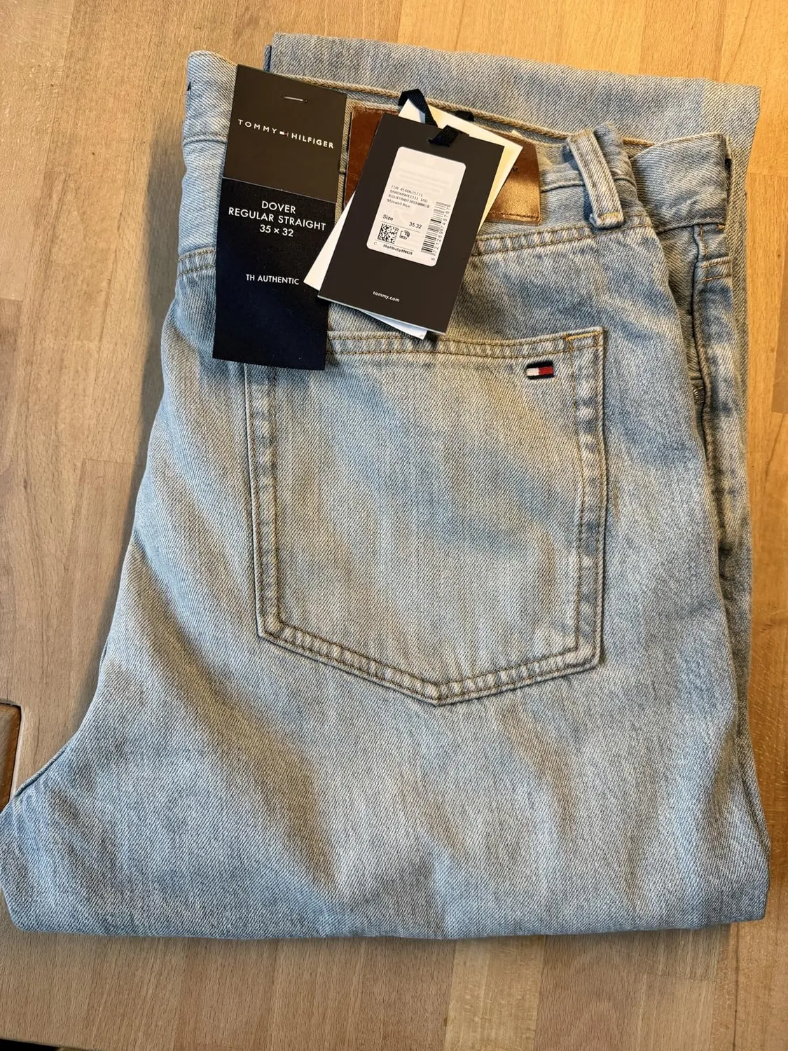 Tommy Hilfiger Dover MW0MW42331 jeans uomo blu 36W/32L
