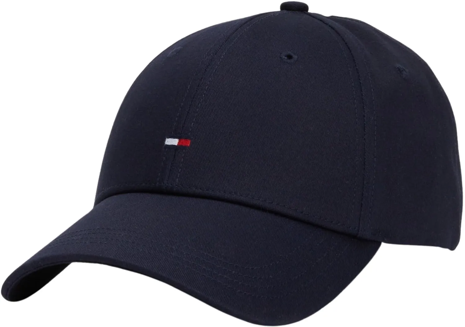 Tommy Hilfiger Essential Flag cappellino bianco in lino