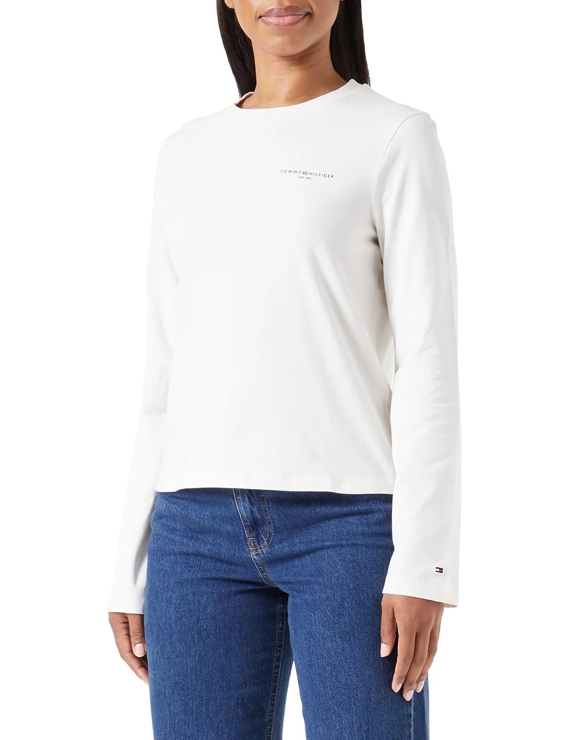 Tommy Hilfiger Basic maglia donna maniche lunghe