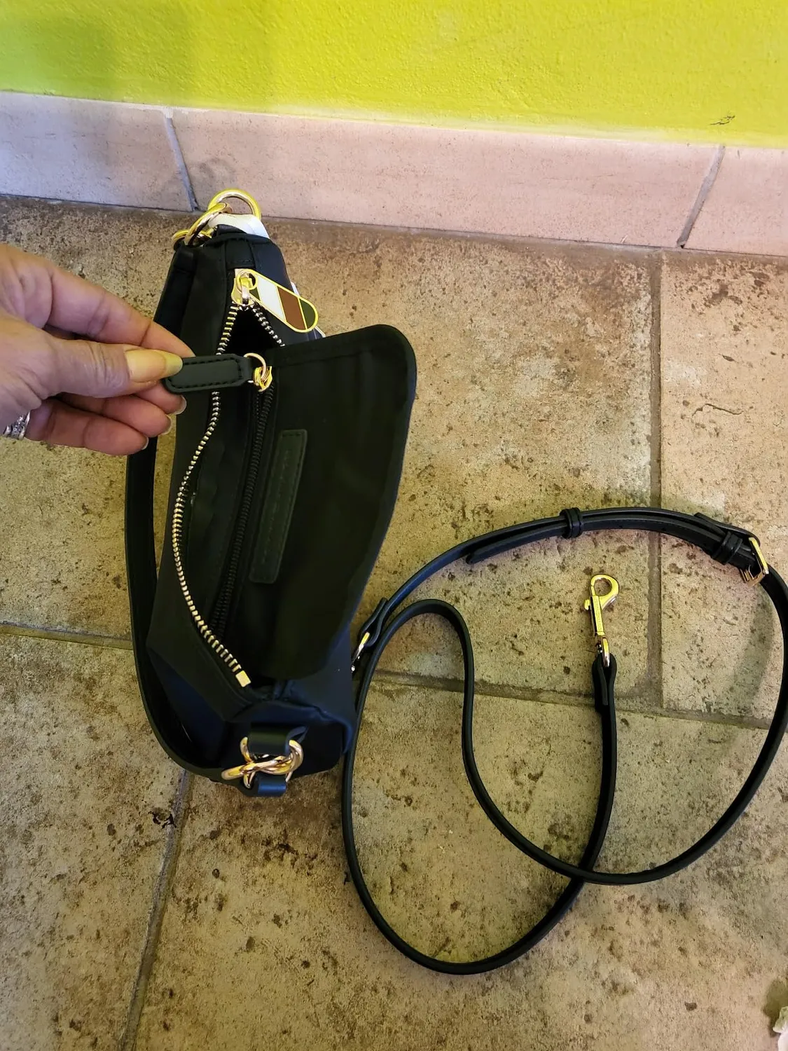 Tommy Hilfiger Poppy borsa hobo donna piccola nera