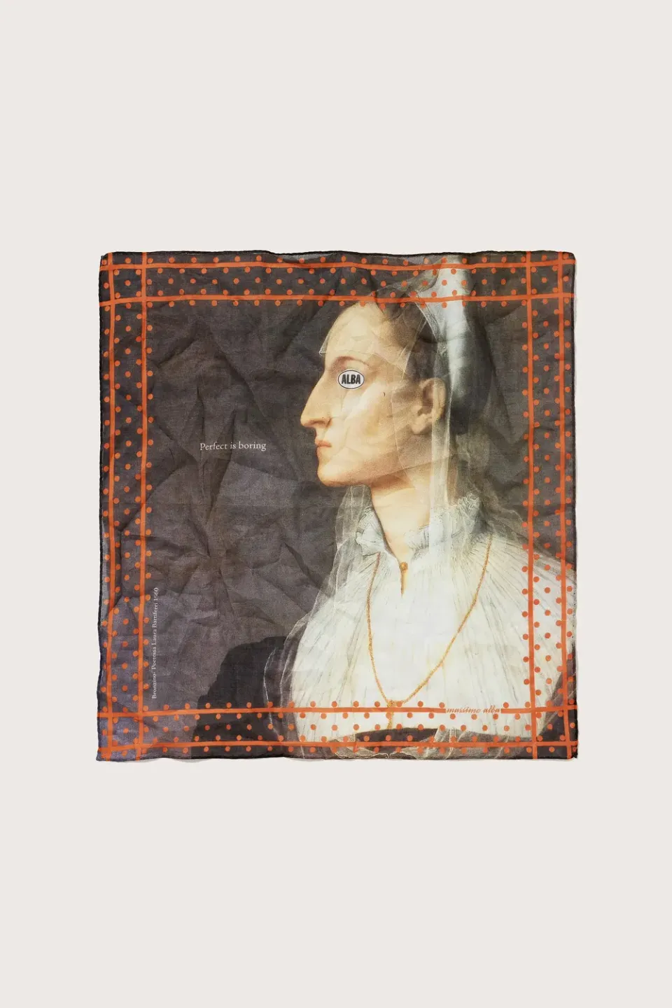 Massimo Alba Hanky1 fazzoletto uomo arancio cotone