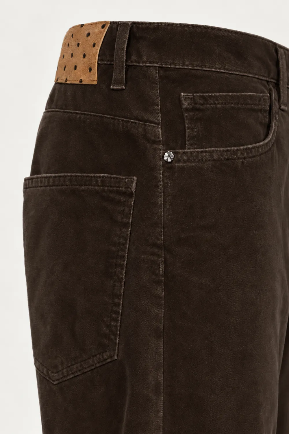 Massimo Alba Alosa-Cut pantaloni chicory velluto cotone