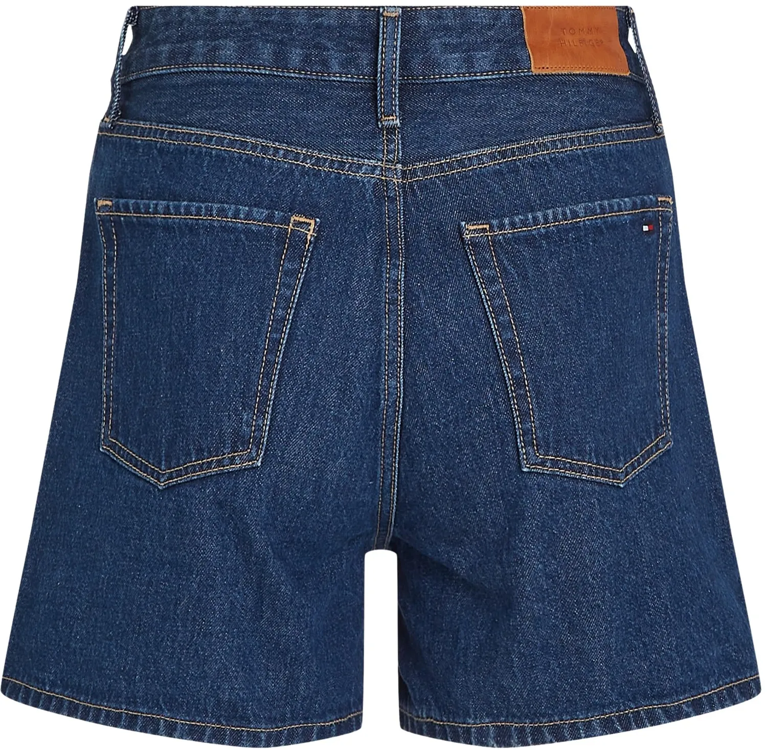 Tommy Hilfiger Ace Mini shorts jeans vita alta 28W
