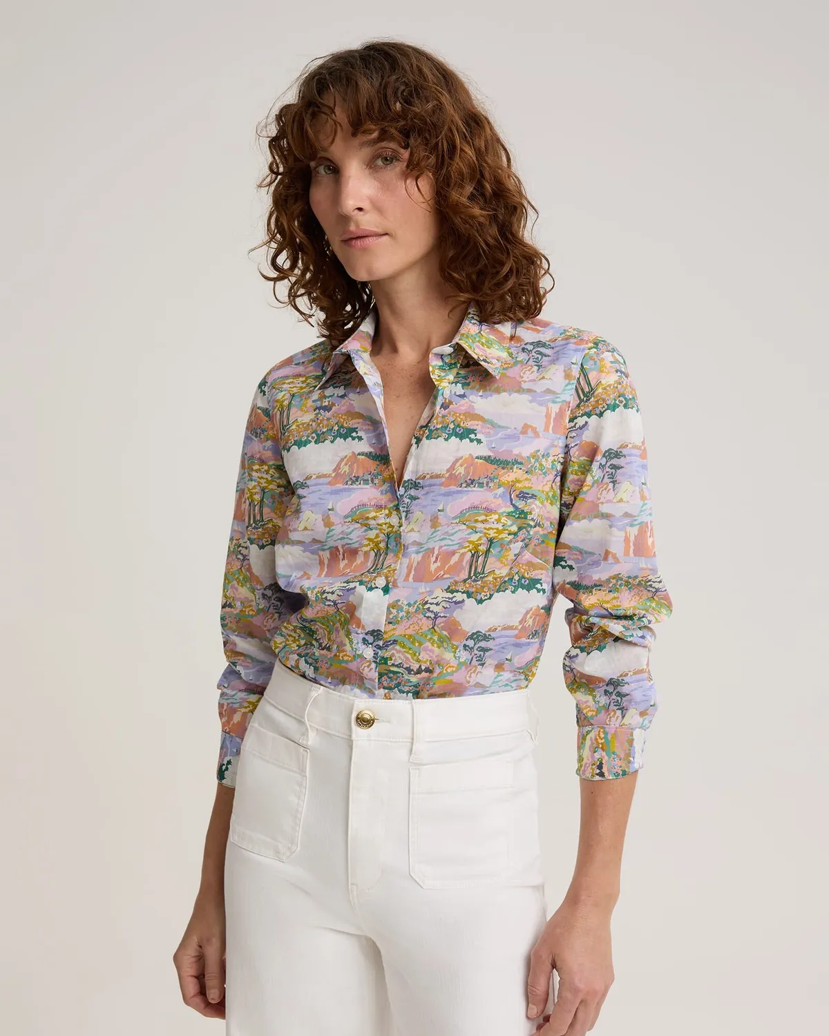 Sportscraft Coastal Parade camicia donna cotone Liberty