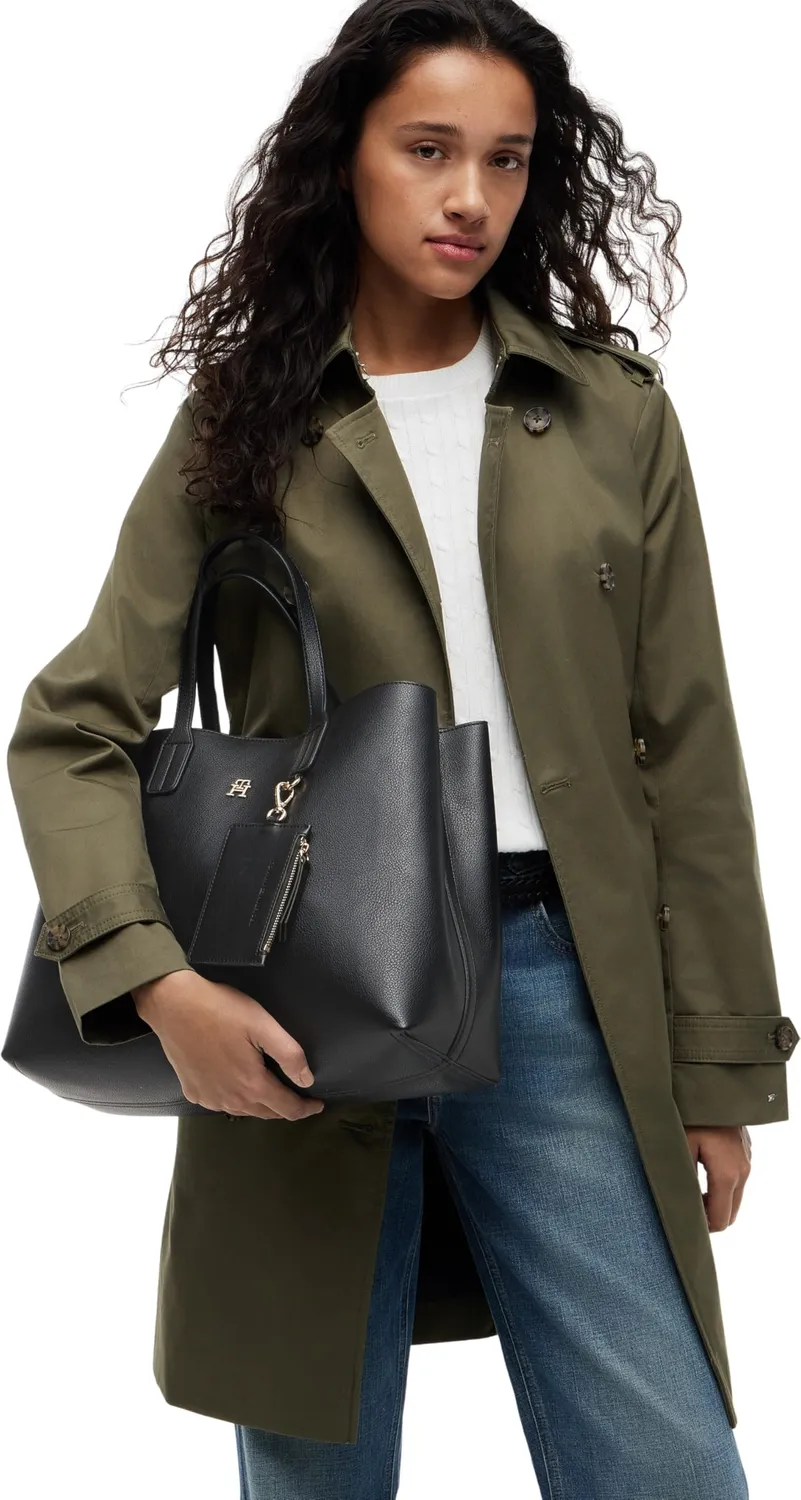 Tommy Hilfiger Icon satchel donna nero taglia unica
