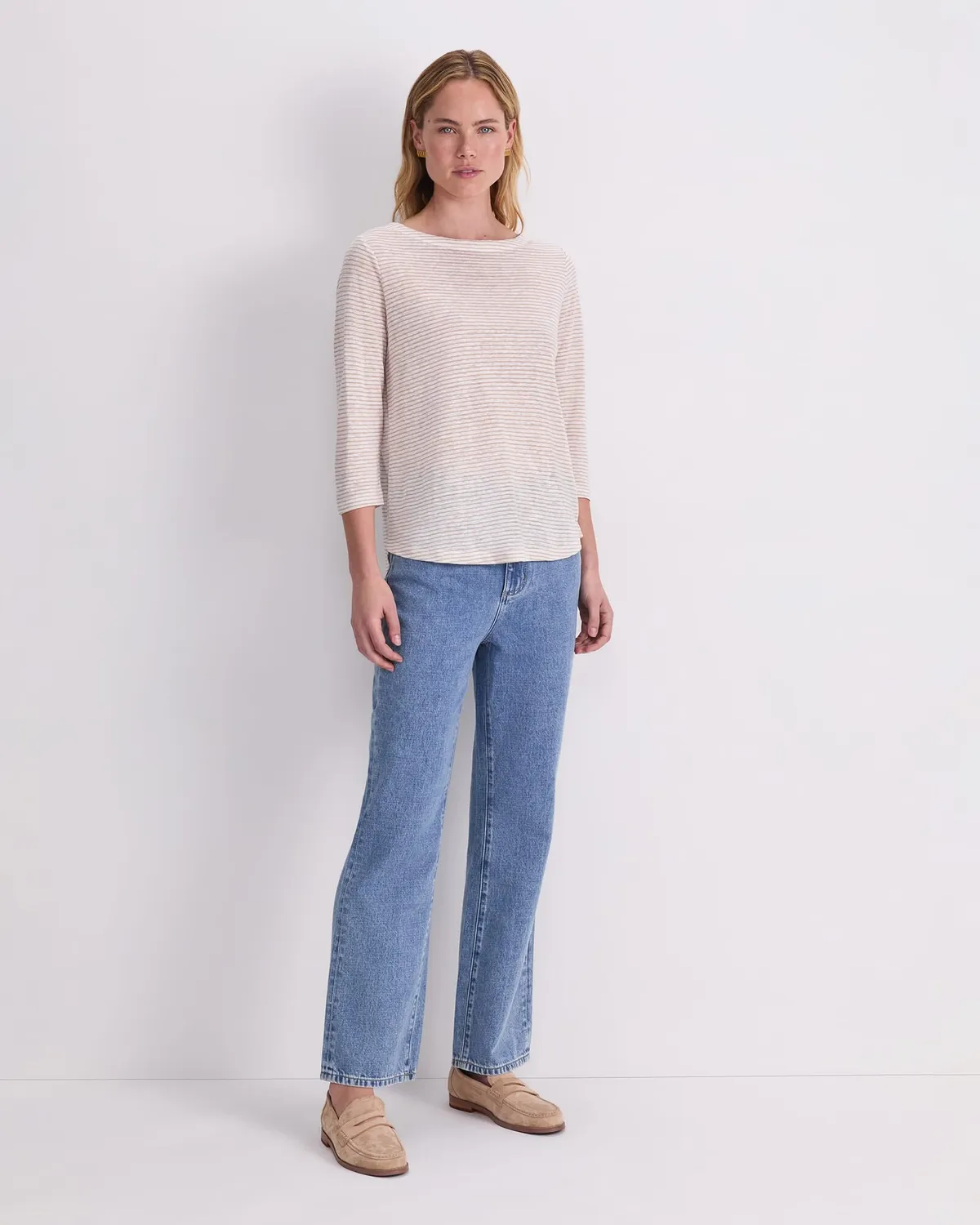 Sportscraft Cecile top donna lino scollo barca