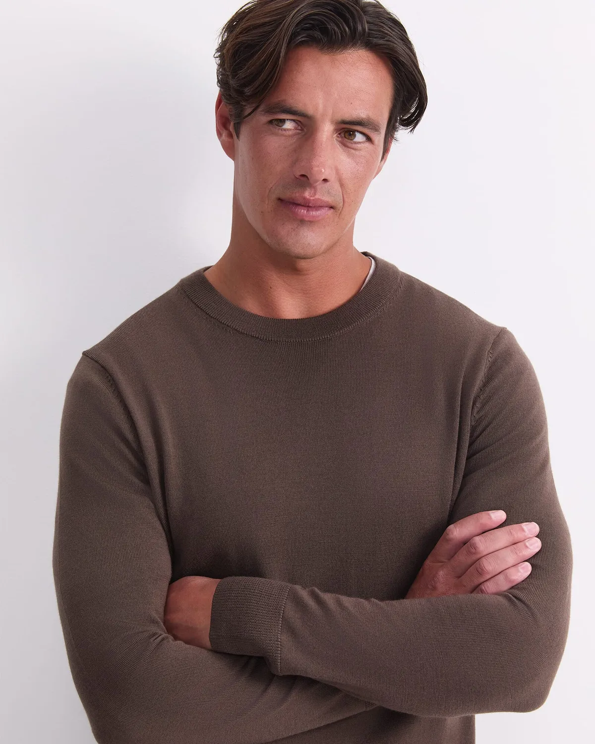 Sportscraft Merino maglione uomo girocollo lana regular