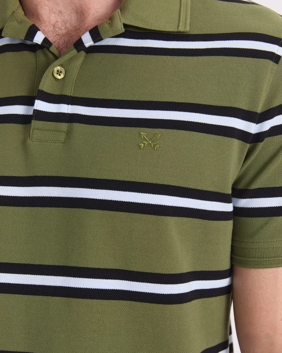 Sportscraft Bold Stripe Pique polo uomo cotone
