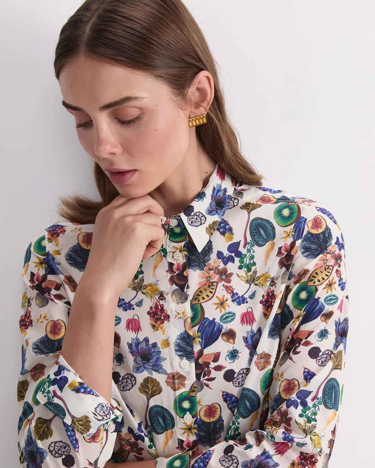 Sportscraft Floral Earth Liberty Magic camicia donna cotone