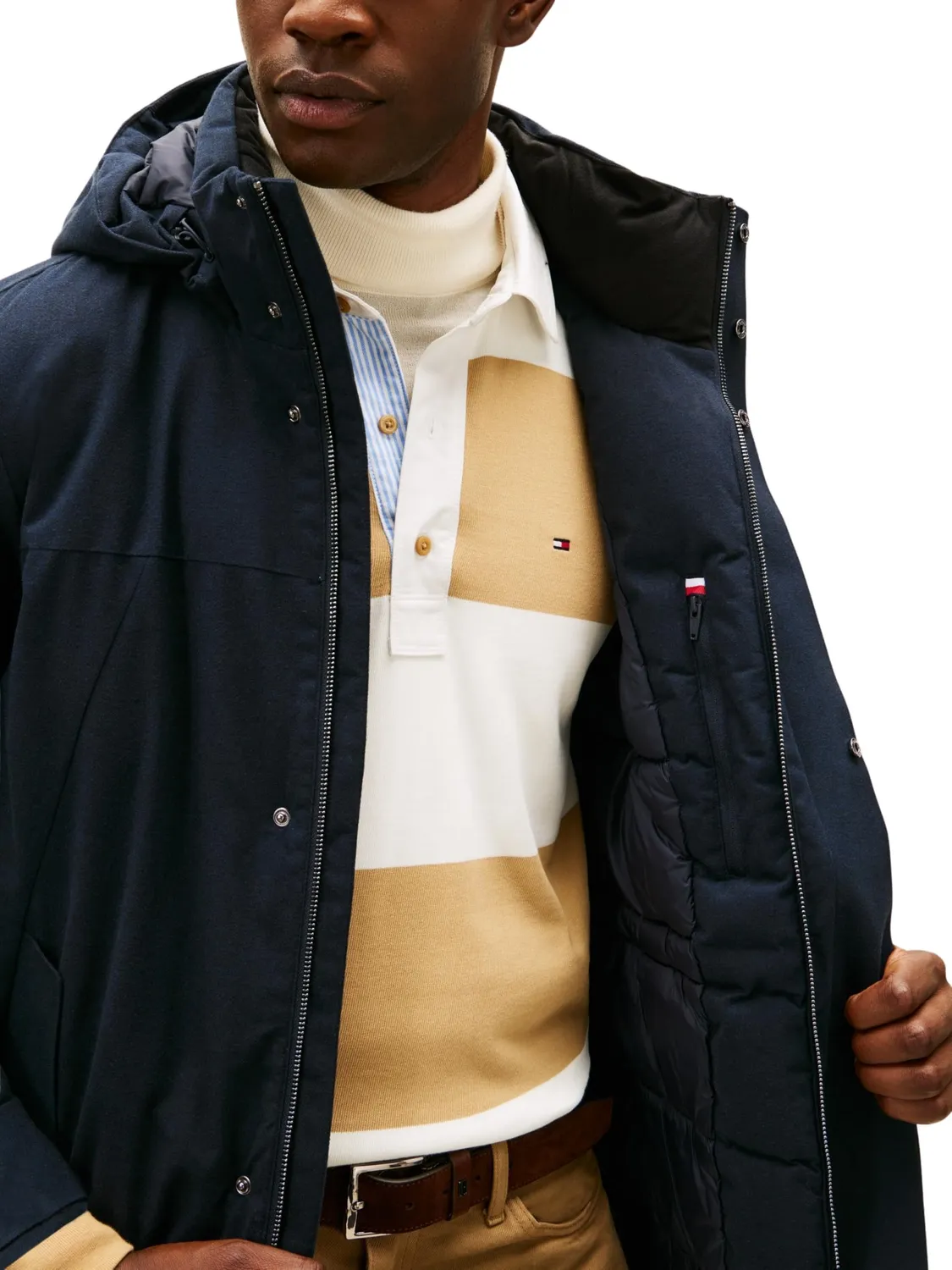 Tommy Hilfiger Tech MW0MW42822 parka imbottito L con cappuccio