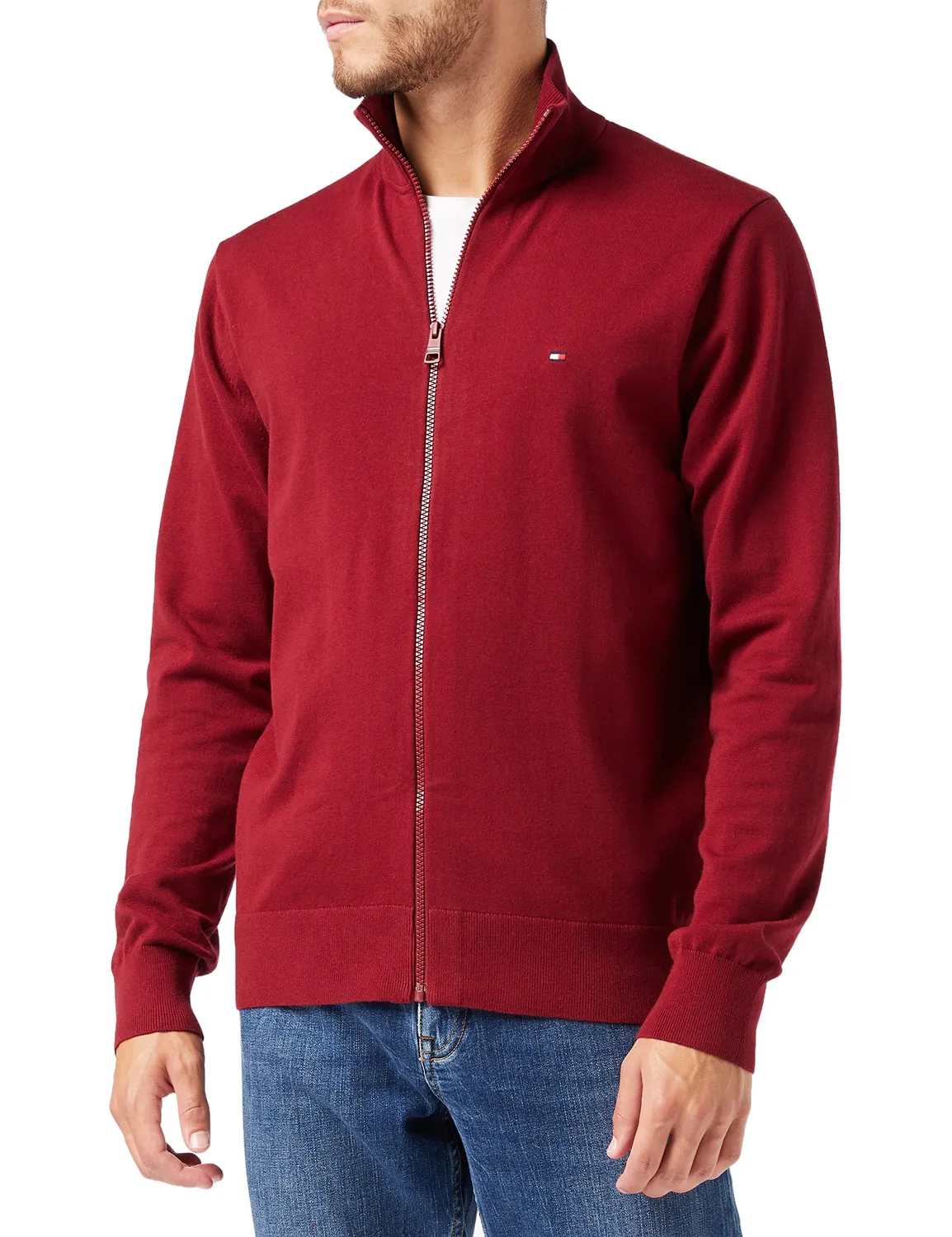 Tommy Hilfiger 1985 MW0MW22747 cardigan uomo con zip