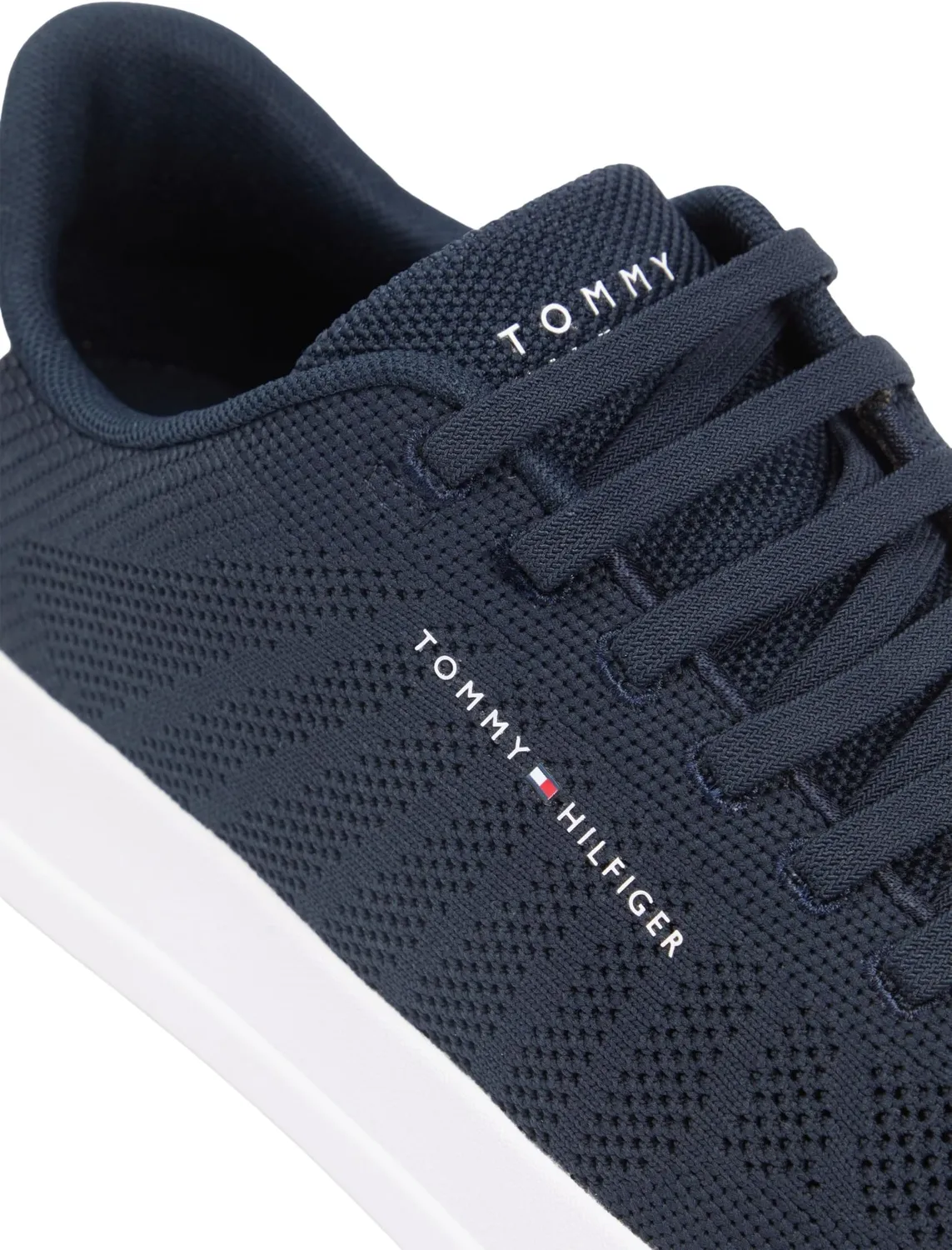 Tommy Hilfiger TH Court Knit FM0FM05823 sneakers uomo bianche