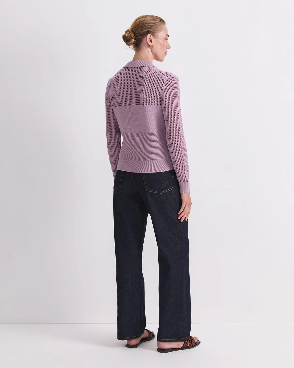 Sportscraft Elka 120434 cardigan pointelle cotone