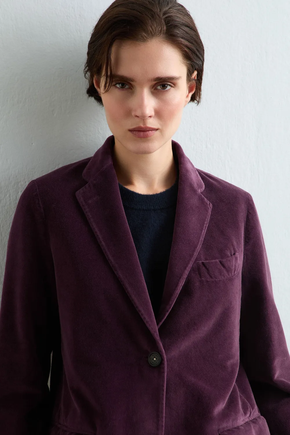 Massimo Alba Tolosa giacca velluto rosso donna tibetan red