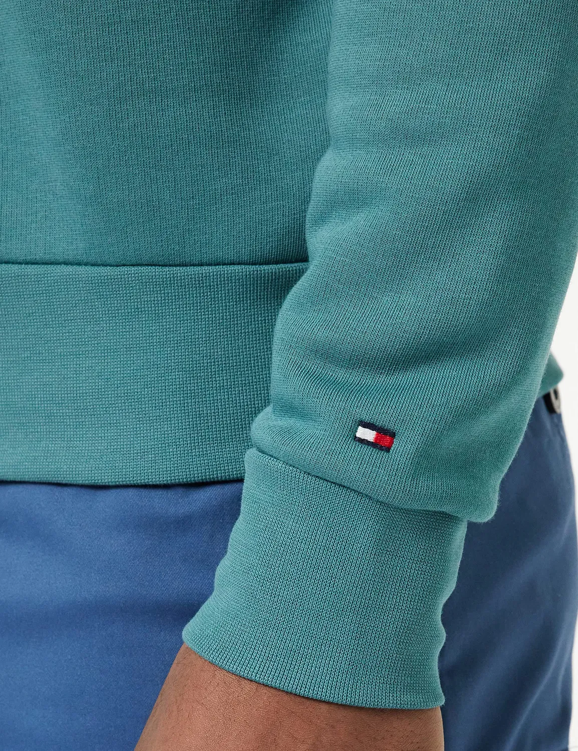 Tommy Hilfiger Pop Color felpa uomo verde Frosted Green