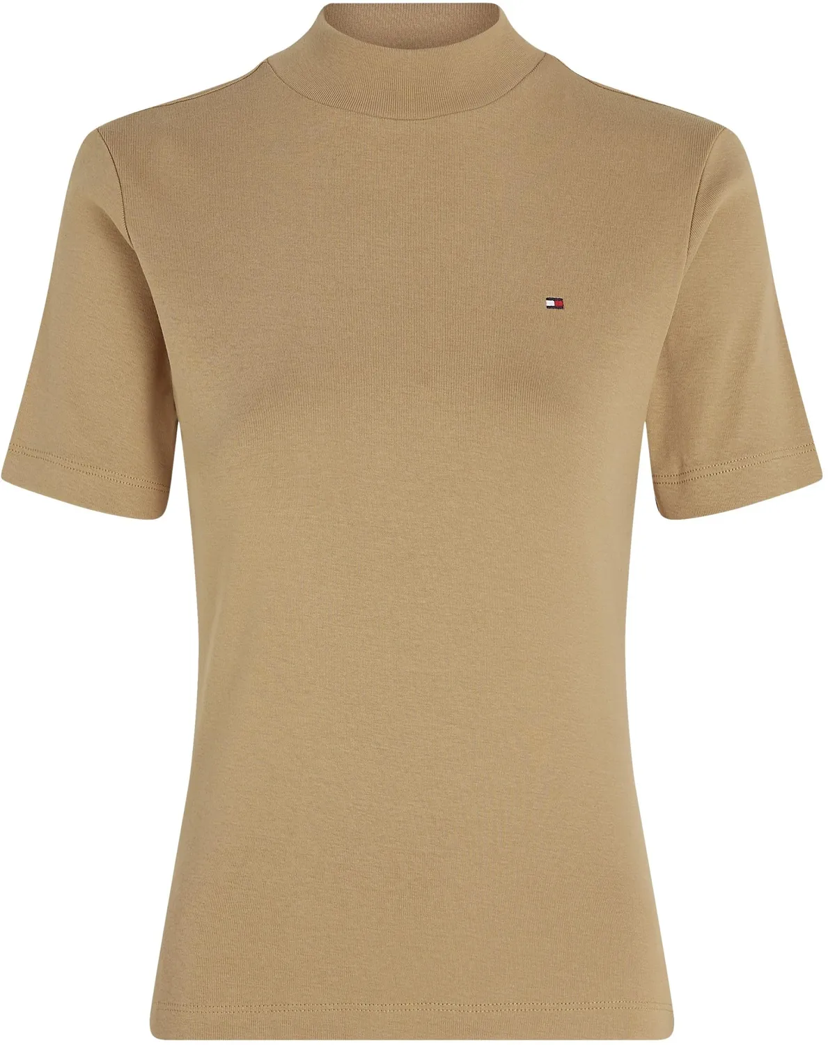 Tommy Hilfiger Cody Crop t-shirt donna slim collo alto corta