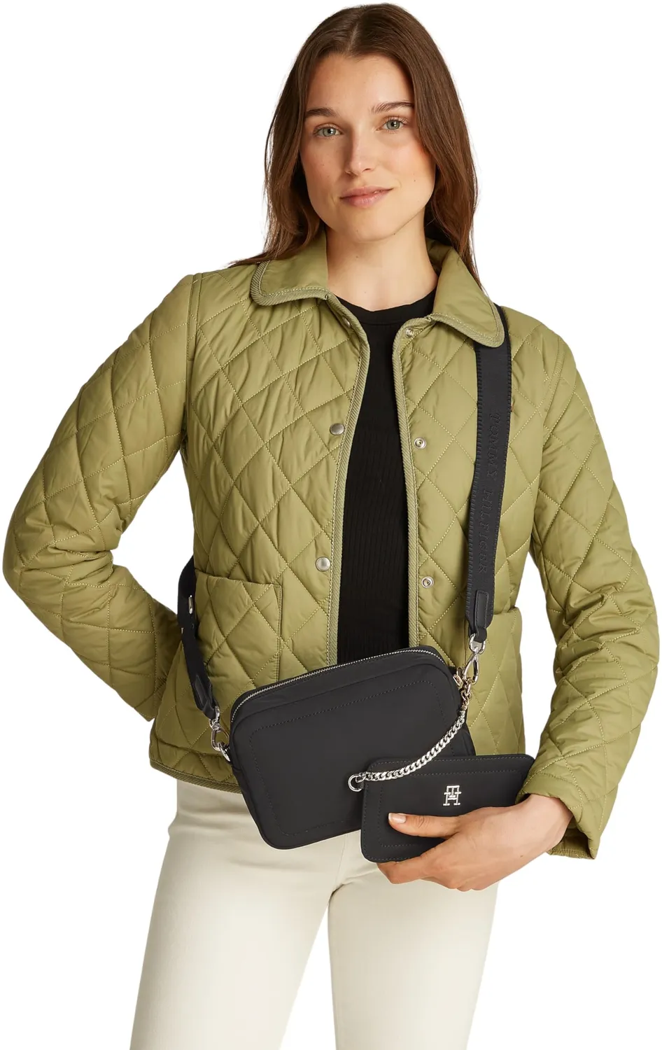 Tommy Hilfiger Spring Camera Bag tracolla nera