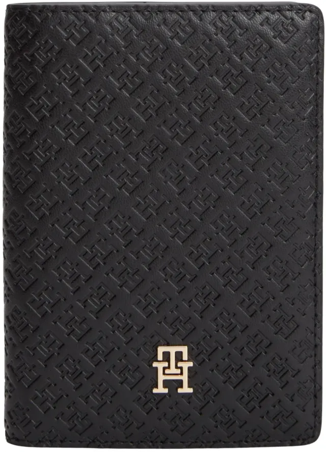 Tommy Hilfiger Icon Passport Holder porta passaporto nero